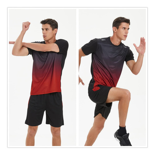 Conjunto De Camiseta Y Pantalones Cortos Deportivos De Secad