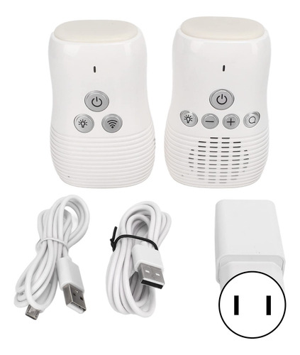 Monitor De Bebé, Monitor De Bebé De Audio Abs Blanco Con