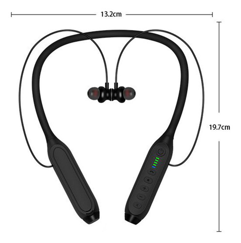 Auriculares Bluetooth Con Banda Para El Cuello De