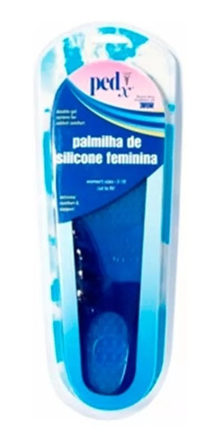 Imagem 1 de 2 de Palmilha De Silicone Feminina, Conforto Pés, Tênis, Sapatos