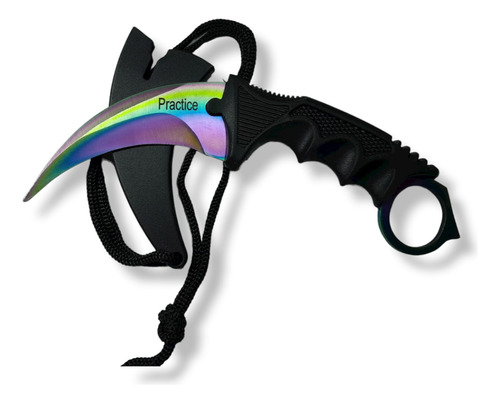 Karambit Entrenamiento Sin Filo Tornasol N70