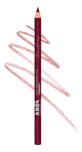 Lápiz Delineador And Cosmetics / Cejas / Ojos / Labios Color Cabaret Mate