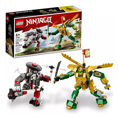 Lego Ninjago Lloyd Mech Battle Evo Action Figure Set 71781