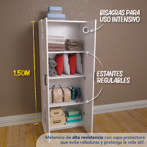 Mueble Organizador Despensero 2 Puertas Centro Estant Dis2