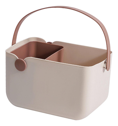 Bolsa De Almacenamiento Para Ducha, Cesta Abierta, Beige