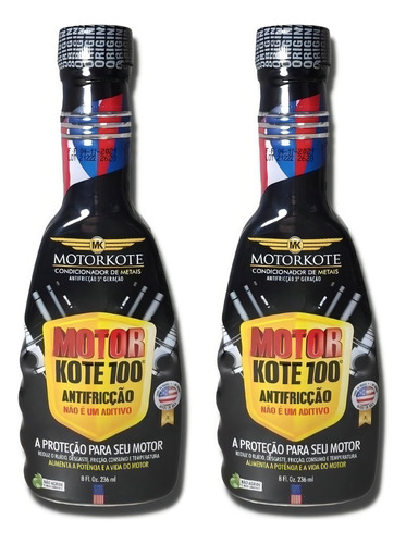 Kit 02 Motorkote 100 Condicionador De Metais 200ml