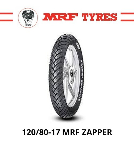 Llanta Mrf 120/80-17 Zapper Tl Trasera Pulsar 180/ug/220/rtx