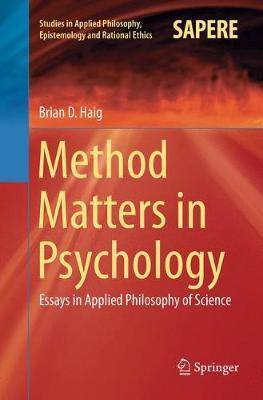 Libro Method Matters In Psychology : Essays In Applied Ph...