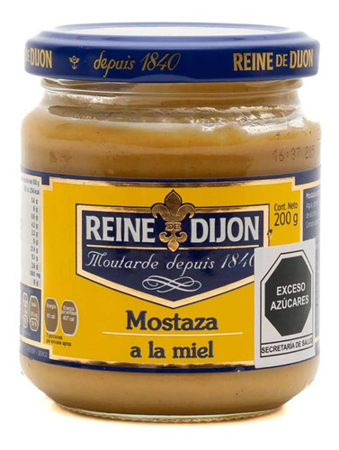 Mostaza Reine De Dijon A La Miel 200g