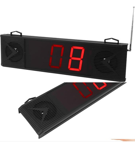 Painel Chama Senhas Com Controle Digital Sem Fio - It Blue Cor Preto