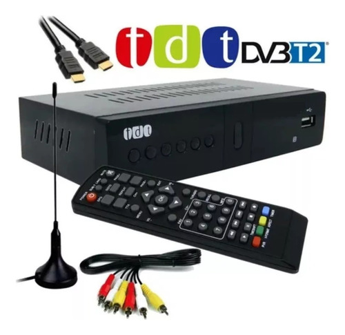 Tdt Decodificador Para Tv Receptor Televisión Digital Dvb T2