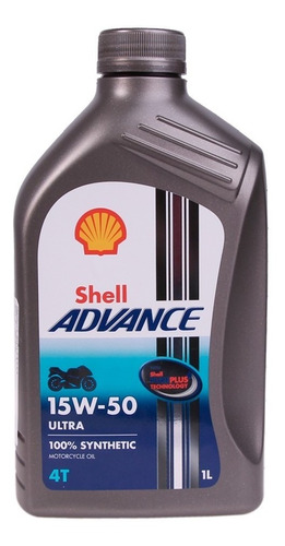 Aceite Shell 15w50 4t Advance Ultra Sintetico Moto