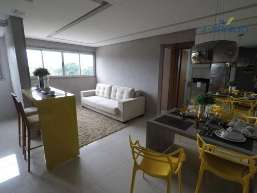 Imagem 2 de 17 de Apartamento Com 3 Dormitórios À Venda, 74 M² Por R$ 408.110,00 - Vila Rosa - Goiânia/go - Ap0485