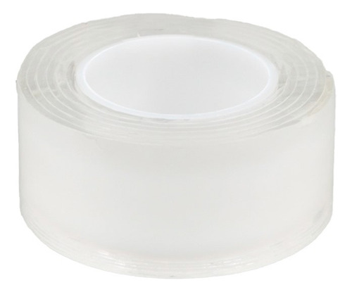 Cinta Silicona Bifaz Transparente Para Pegar 30mm X 1m - Cbx Único