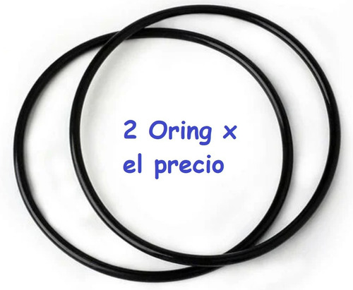 Empacadura Oring Goma Repuesto Filtro Agua Charger 7 Y 10''