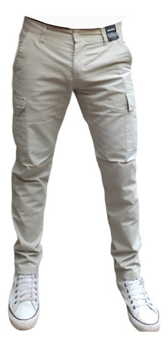 Pantalon Cargo Chupin Gabardina -solo Mercadenvios- .