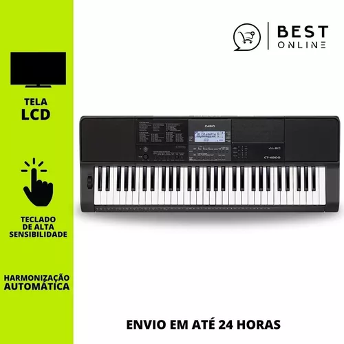 Teclado Musical Casio Ct-x800 Preto