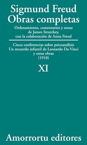Libro Xi.  Obras Completas   2 Ed De Sigmund Freud