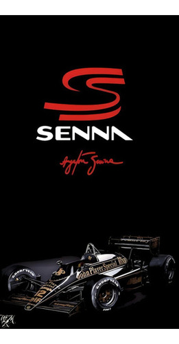 Poster Ayrton Senna  Vinilo Auto Adhesivo 40x70cm #175