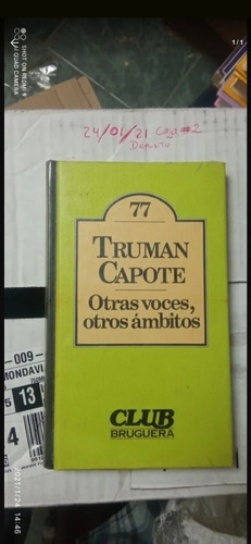 Libro Otras Voces Otros Ámbitos. Truman Capote