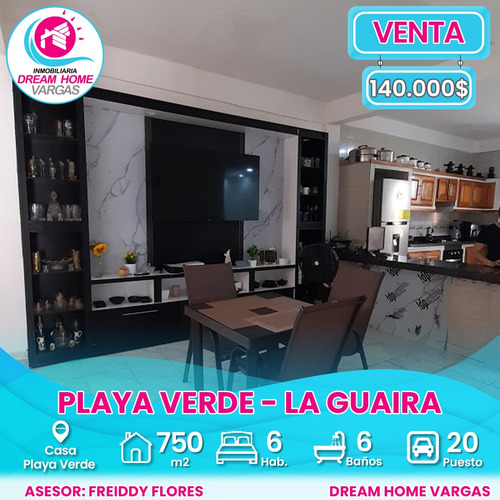 Casa En Venta Sector Playa Verde  La Guaira