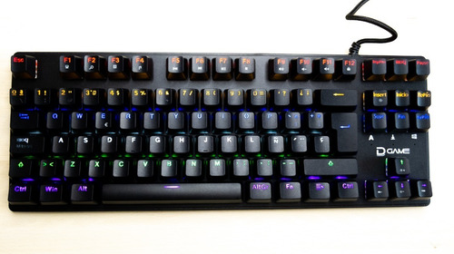 Imagen 1 de 5 de Teclado Mecanico Retroiluminado 6 Colores 88 Teclas