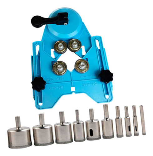 Bit Holesaw Jig Posição Da Copa De Sucção Única Azul