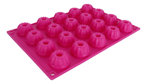 Molde Para Tartas, De Silicona, Color Rojo Rosado, Antiadher