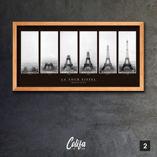 Cuadro Torre Eiffel - Paris - Decorativo - 30x60