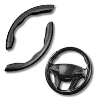 Comprar Cubre Volante Auto Camioneta Universal Aplique Carbono 2pcs