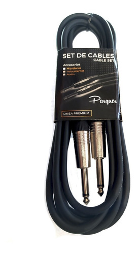Cable Guitarra-bajo Parquer Profesional Cabl0103 3.0mts