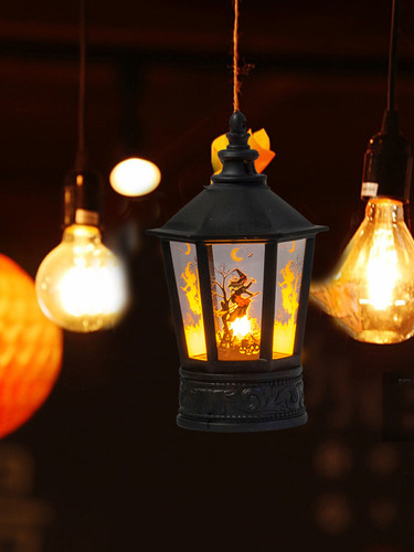 Linterna Led Con Forma De Calabaza Para Halloween, Carcasa D