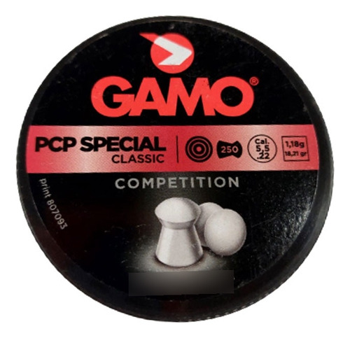 Chumbos Gamo Pcp Special 5.5 Mm X 250un Caza Tiro