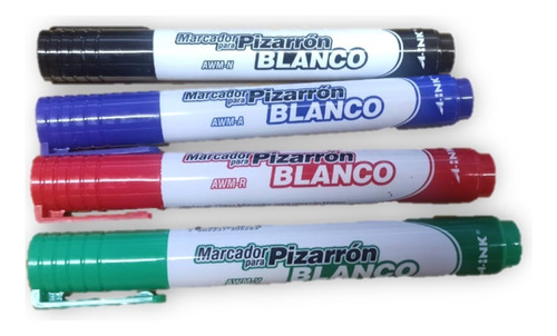 Marcador Para Pizarron Aink Con 4