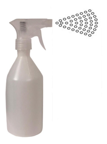 Envase Pvc 500ml Con Gatillo Botella Spray Pulverizador 