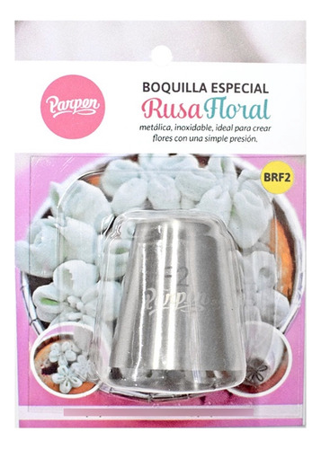 Boquilla Rusa Floral No. 2 Parpen Prya
