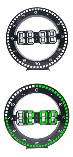 Reloj De Pared Digital Led Reloj Electrónico Oficina En
