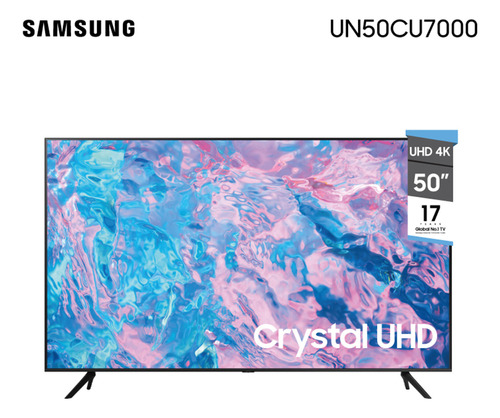 Smart Tv Samsung Uhd 50  Crystal Processor 4k Dynamic Color