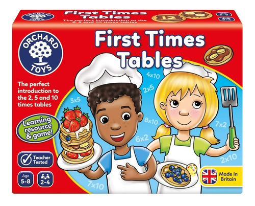 Juego De Mesa De Multiplicación First Times Tables Orchard