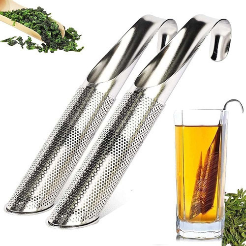 Colador De Té De Acero Inoxidable 2 Piezas For Taza Individ