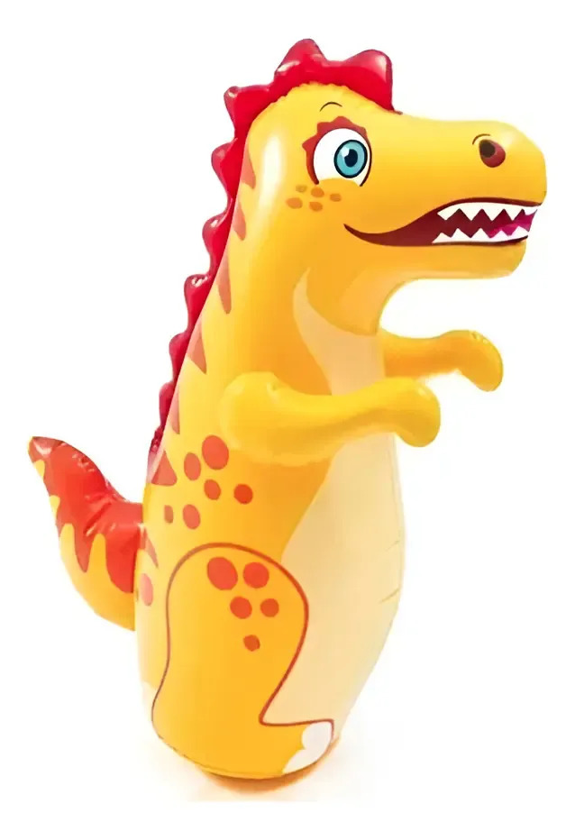 Teimoso Combate 3 D Inflável - Intex 44669 Cor Dino