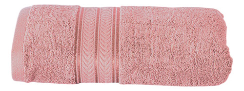 Toalla Medio Baño Encanto Poliéster Concord Color Rosa Light