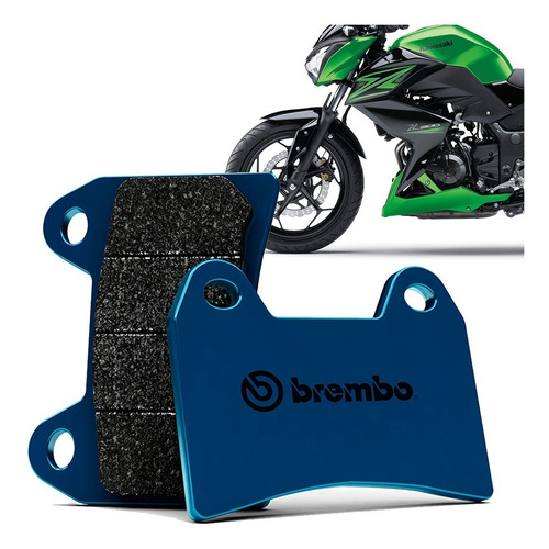 Pastilha Freio Dianteira E Traseira Kawasaki Z300 Cerâmica