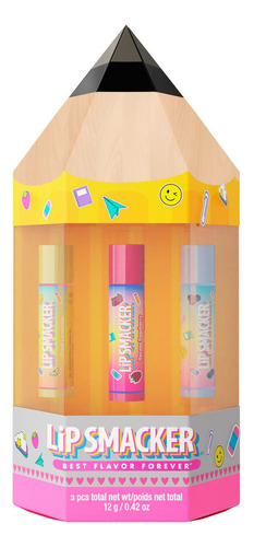 Balsamos Lip Smacker Caja 3 Lápiz Escolar Back To School