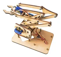 Comprar Brazo Mecánico Robótico Mdf Arduino Con Servos Y Manual Inst