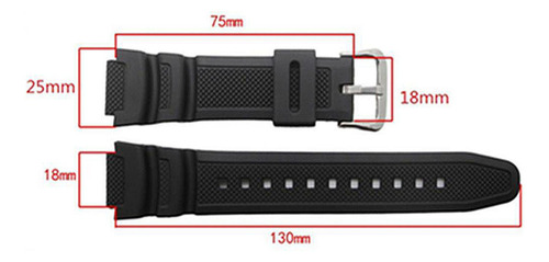 Práctico Correa De Reloj 2 Paquetes For Mrw-200h Ae-1000w