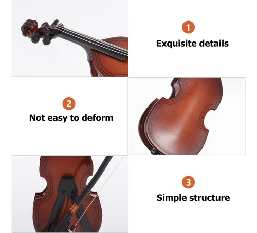 Modelo De Mini Instrumento De 1 Peça Mini Bass Adornment Del