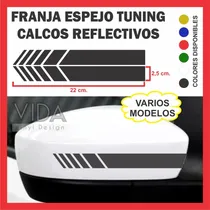 Comprar Calco Franja Espejo Tuning Auto Camioneta Reflectivo Tattoo