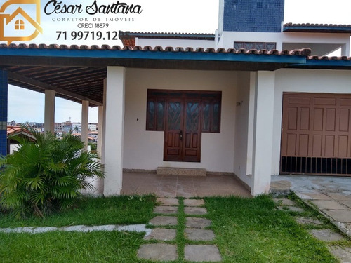Imagem 3 de 30 de Casa 4/4 Sendo 1 Suíte Com Closet, Varanda, Colina Da Fonte - Itapuã - Ca01006 - 70004935