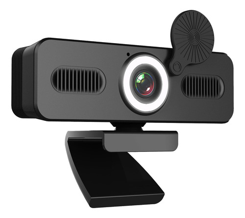 Webcam Hd 1080p Con Micrófono Usb - Ángulo Amplio 120° - Luz